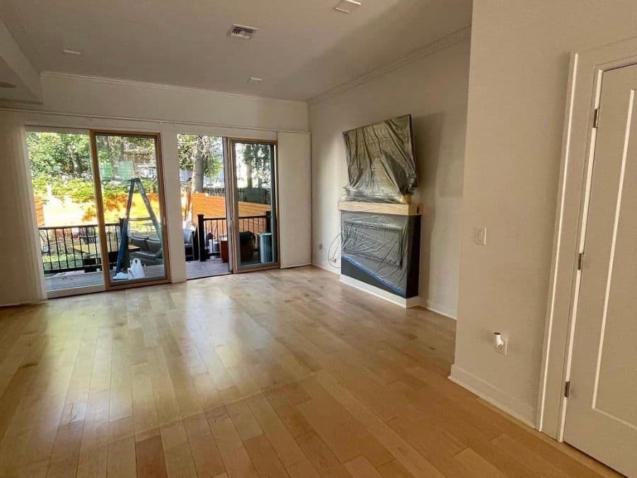 Flooring - heated tile floor in NoHo bathroom, large format porcelain