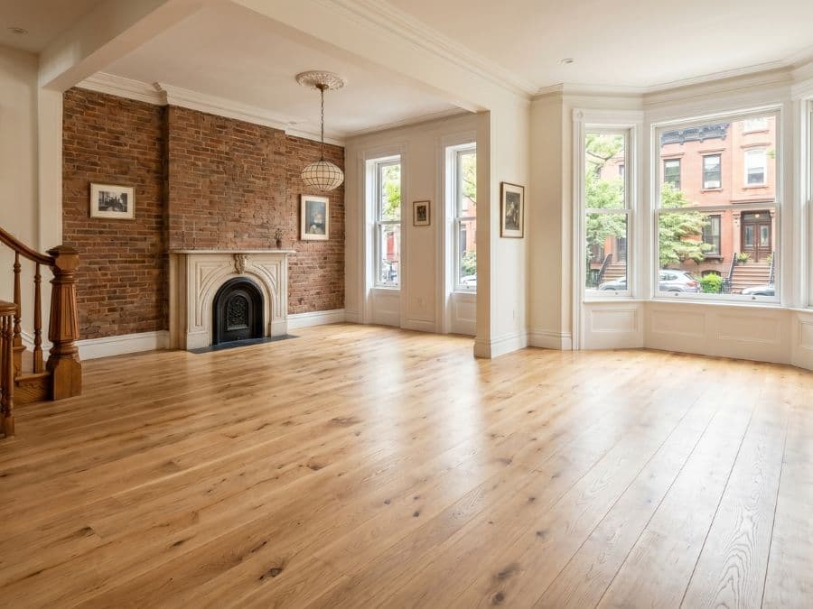 Hardwood Floor Refinishing - East Village brownstone, restored white oak
