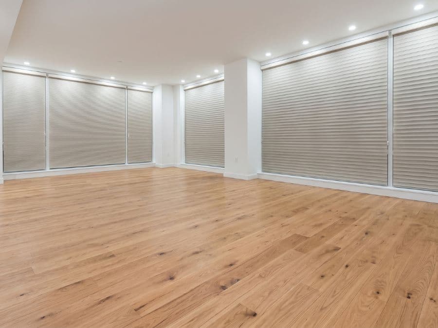 Hardwood Floor Refinishing - Lower East Side condo, satin natural oak