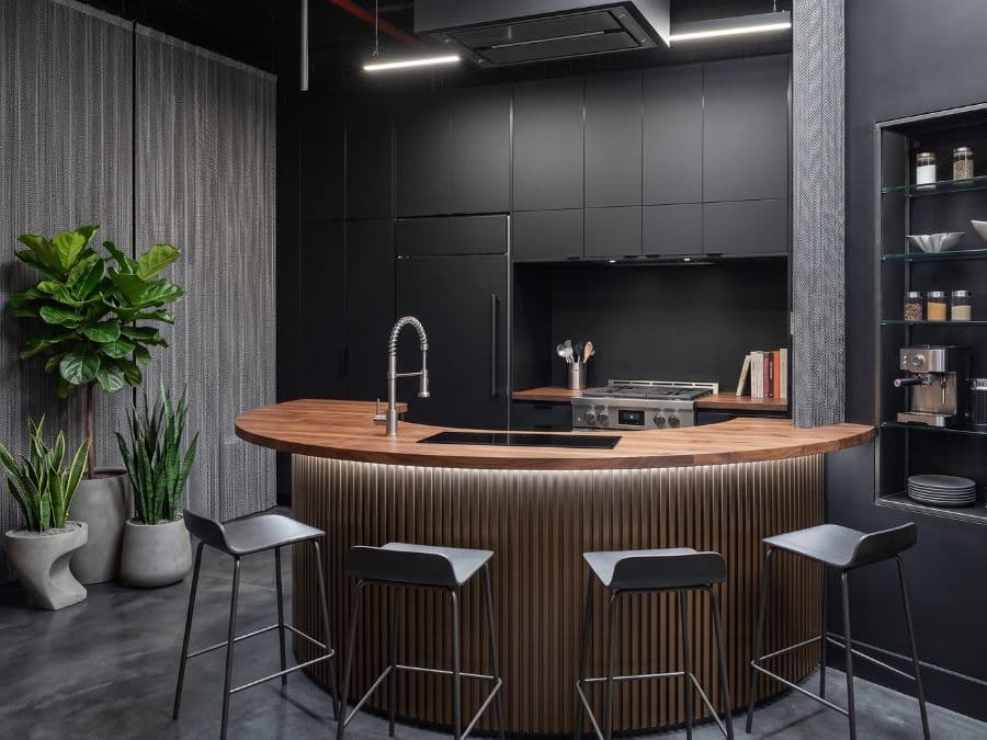 Kitchen Remodeling - Lower East Side condo, open layout, quartz waterfall island